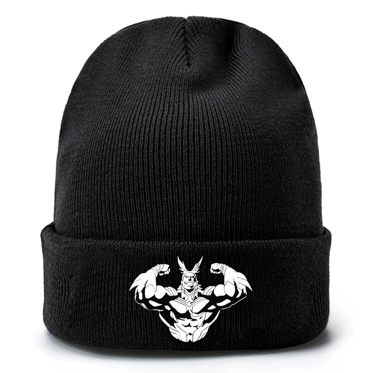 Аниме Мой герой Academy Осенняя шапка зимняя теплая вязаная шапка Skullies Beanie шапка Косплей Костюм