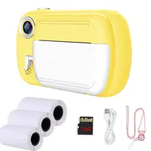 Appareil Photo numérique pour enfants, 3.5 pouces, 12MP 1080P HD, avec papier Photo