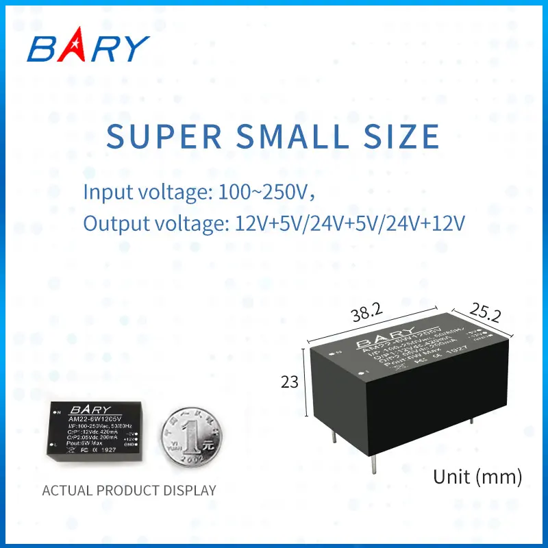 AC-DC понижающий модуль | Двойной Выход | 110V~ 220 до 12V+ 5V 24V+ 5V 24V+ 12V | переключатель Питание модуль | изолированный Питание | умный дом