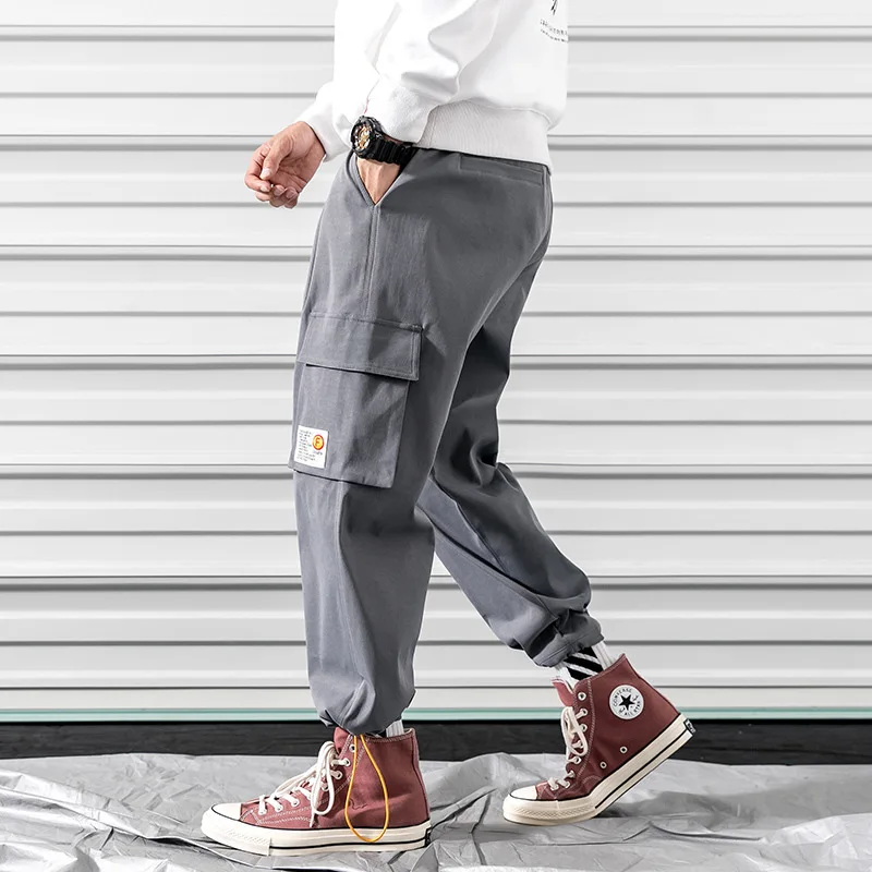 

2020 Spring Main Push Japanese-style Rolling Door Large Size Pumping Rope Beam Foot Capri Pants M-5x Hk1942