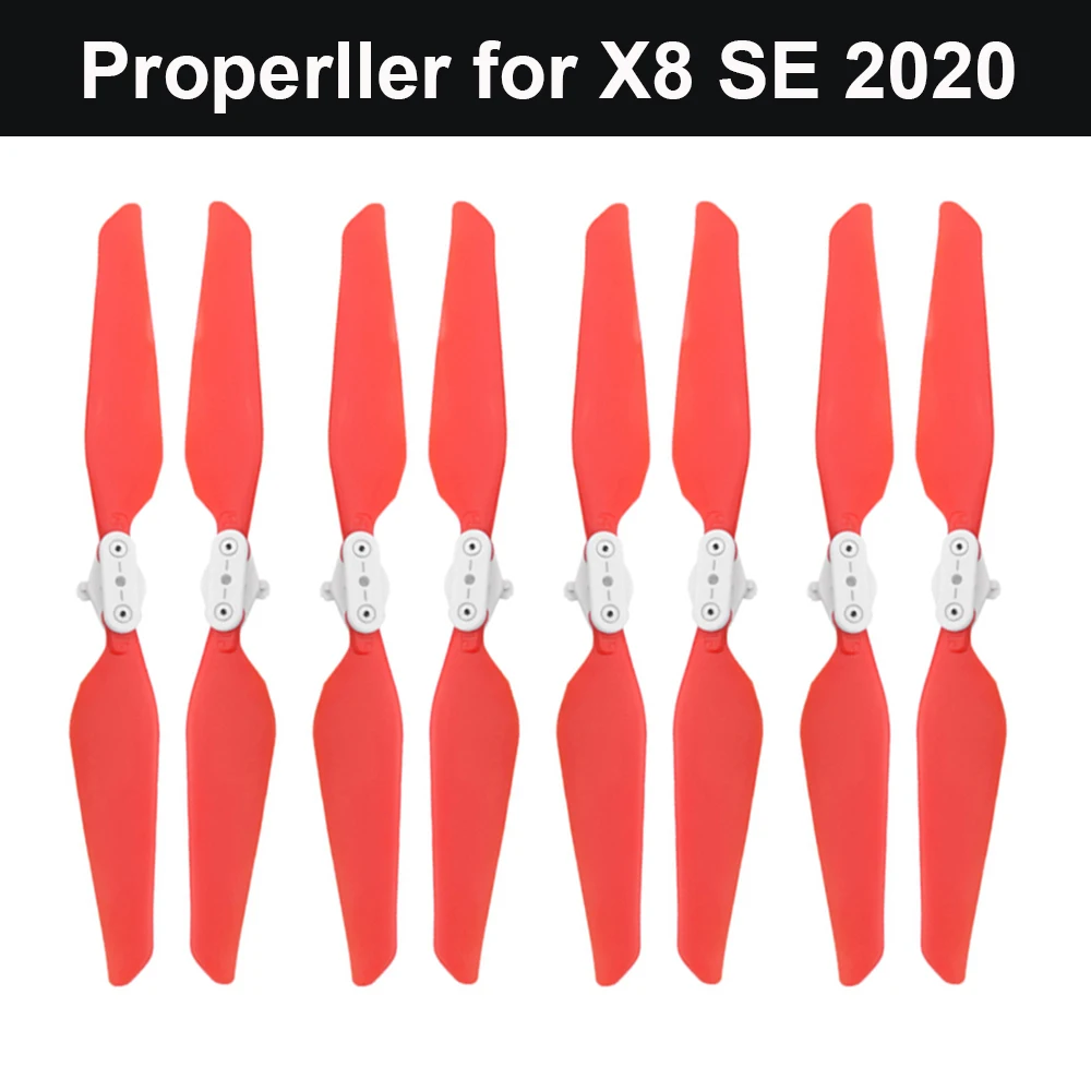 8Pcs Propellers for FIMI X8 SE 2020 Camera Drone Quick Release Foldable Prop Replacement Spare Part