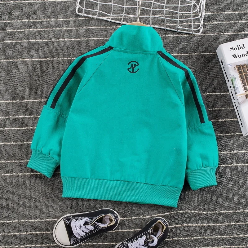 Spring Autumn Baby Boys Girls Casual Clothes Infant Kids Jacket T Shirt Pants Toddler Fashion Costume Children Letter Tracksuits