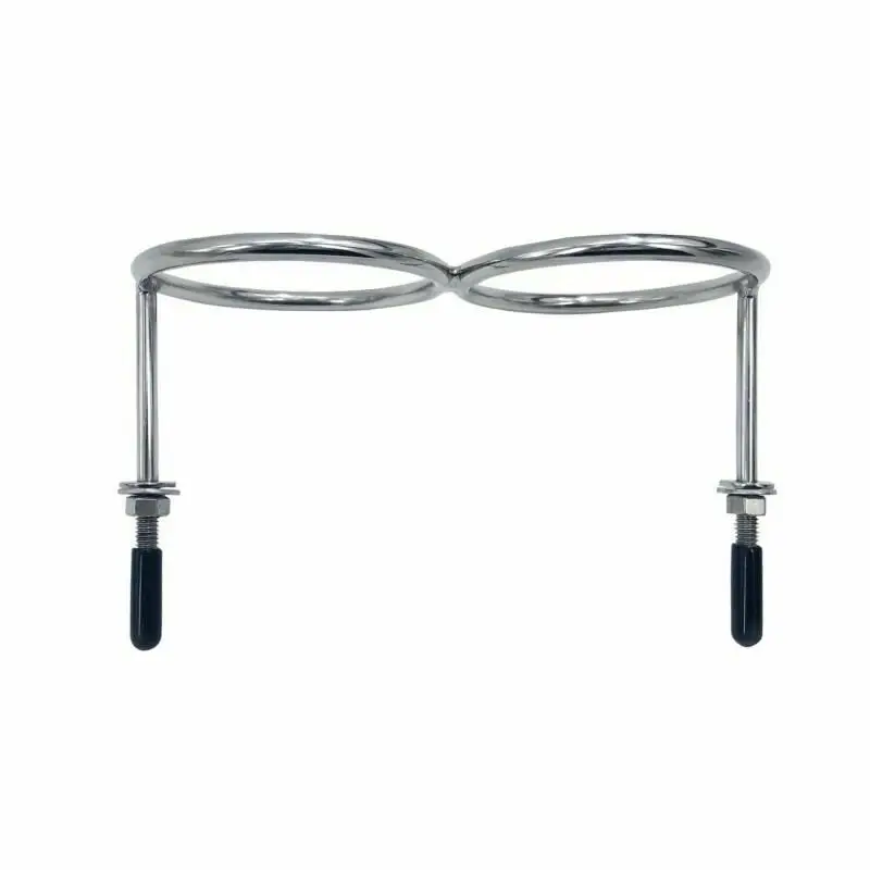 Подстаканник из нержавеющей стали с 2 кольцами полированный для морской яхты