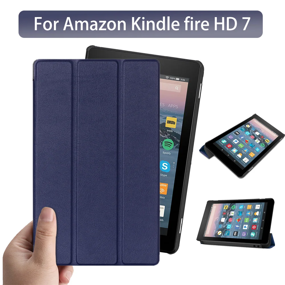 Защитный чехол для Amazon New Fire 7 планшет для kindle fire 7 9 поколения планшет pu кожаный чехол+ Бесплатный подарок