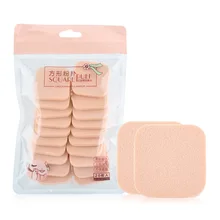 20шт пуф для макияжа латексный Порошок Puff прочный многоразовый квадратный косметический пуф Макияж инструмент