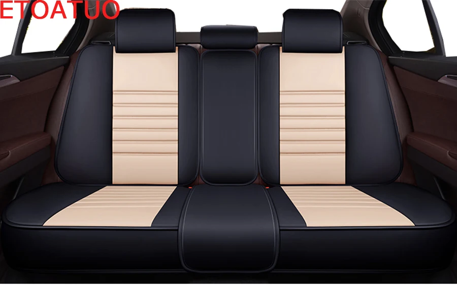 Чехлы для сидений автомобиля из искусственной кожи с полным покрытием для audi a6 c5 c6 c7 4f avant allroad audi a7 audi q3