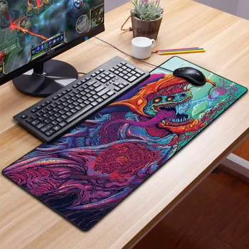 

Large Gaming Mouse Pad Computer Gamer CS GO Keyboard Mouse Mat Hyper Beast Desk Mousepad for PC