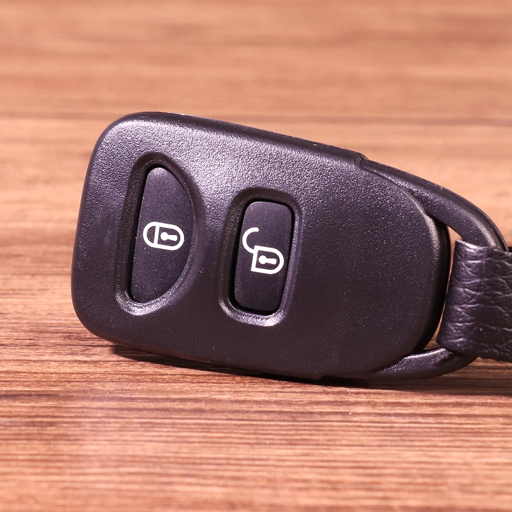 Черный 2 кнопки дистанционного ключа оболочки замена без Fob чехол для KIA Sportage 2005 2006