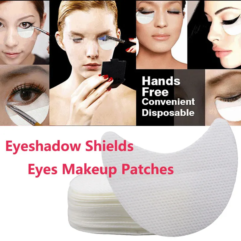 

100pcs/50pairs Eyeshadow Shields Under Eye Patches Disposable Eye Shadow Makeup Protector Stickers Pads Eyes Makeup Application