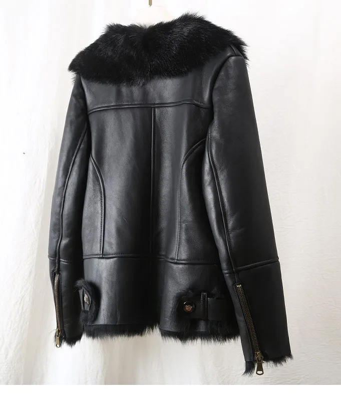 Пальто из натурального меха, женская куртка из натуральной кожи, стрижка овец, зимнее пальто, женская одежда, Корейская шерстяная куртка YY1794
