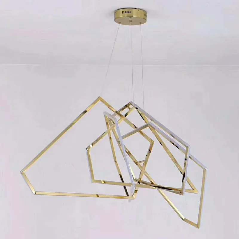 Joyful Home, современное художественное украшение из нержавеющей стали, подвесные светильники для столовой, ресторана, светодиодный светильник, Подвесная лампа