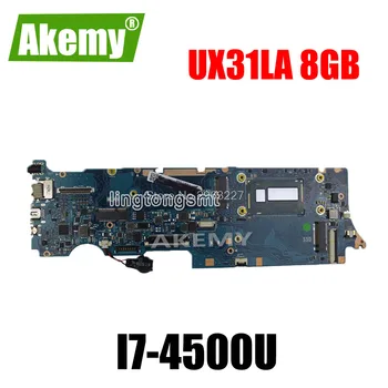 

UX31LA For Asus laptop motherboard i7-4500U onboard 8G Memory REV2.1 90NB02N1-R000F0 Fully Tested mainboard