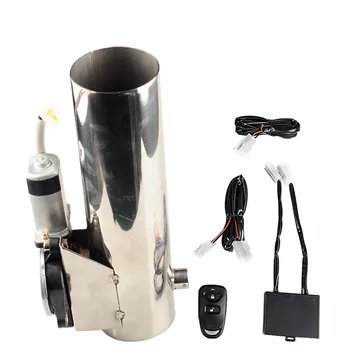 

2.0 inch SS304 wire contral straight Electric Exhaust pipe Exhaust cutout with Remote control