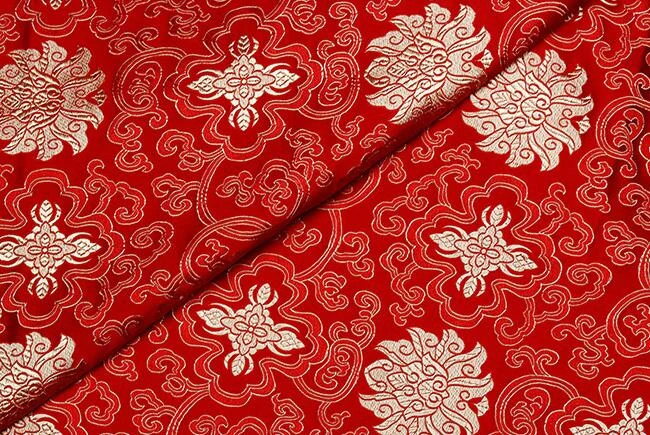 Жаккардовая парча ткань полиэстер ткань для Cheongsam Домашний текстиль украшения ткани ткань для праздничной одежды