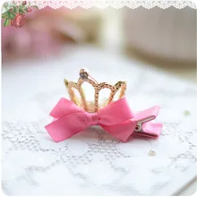 Детские заколки с короной, аксессуары для волос, детский головной убор принцессы на день рождения