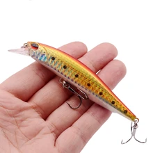 

1pcs Wobbler Minnow Fishing Lure 11cm/14g Floating Quality Iscas Artificial Hard Crankbait Hooks Fake Bait Pike Carp Tackle