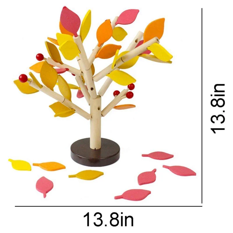 New 3D Wooden Blocks modle toys for kids Tile Game tree set DIY Learning Educational Assembled 4