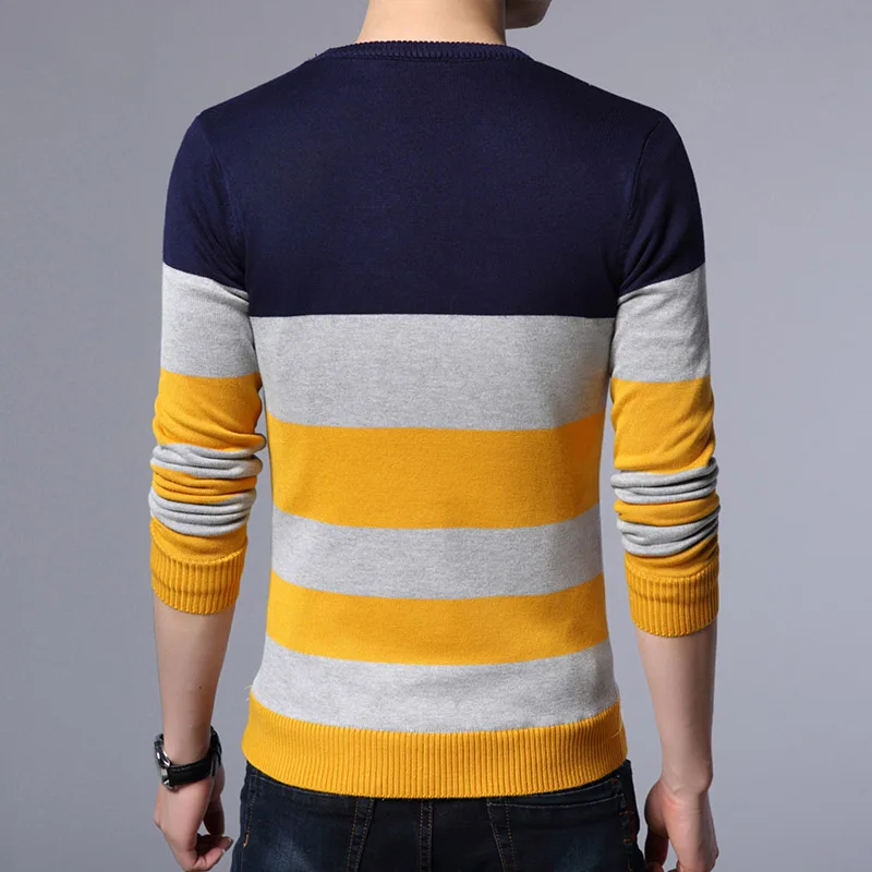 AIRGRACIAS Sweater Men Autumn Winter Warm Mens Knitted Thicken Fleece Sweaters Casual O-Neck Pull Homme Pullover Men Size M-4XL AIRGRACIAS Sweater Men Autumn Winter Warm Mens Knitted Thicken Fleece Sweaters Casual O-Neck Pull Homme Pullover Men Size M-4XL
