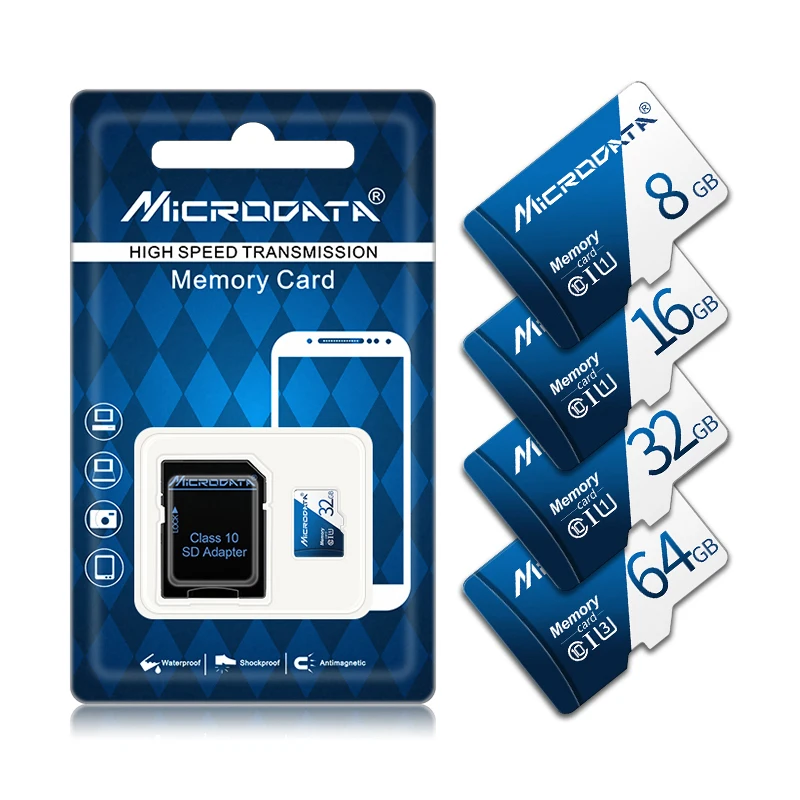 Карта Micro sd 64 ГБ 32 ГБ 16 ГБ 8 ГБ карта памяти microSD 128 Гб класс 10 usb флеш-накопитель TF sd карта s mini sdcard с SD адаптером