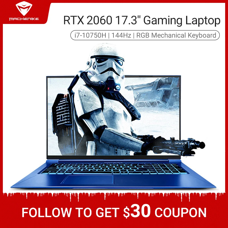 Игровой ноутбук Machenike i7 RTX2060 2020 10750H 6 ГБ 17 3 дюйма 144 Гц 72% NTSC IPS компьютер|Ноутбуки| |