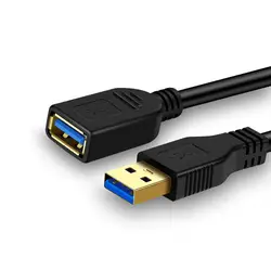 Длинная линия USB 3,0 удлинитель 1 м 2 м 3 м кабель для передачи данных для мужчин и женщин компьютерное подключение клавиатура USB накопитель