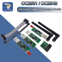Sem fio zigbee cc2531 cc2540 sniffer nua placa pacote protocolo analisador módulo interface de programação usb dongle captura pacote
