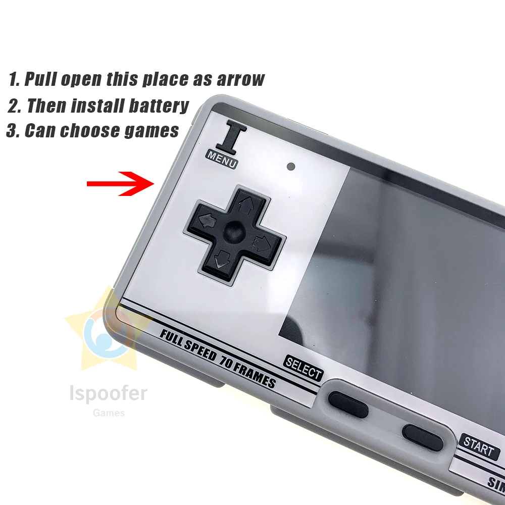 2021 Handheld Game Console Video Gaming Console with 4000+ Retro Games 10 Simulator FC 3000 Pocket Game Player IPS Screen