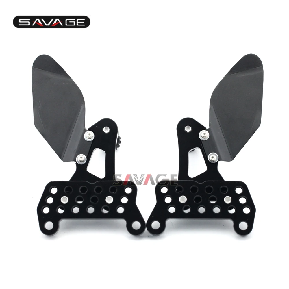 Front sets Rider Footrests Foot pegs Articulated For MV (6)