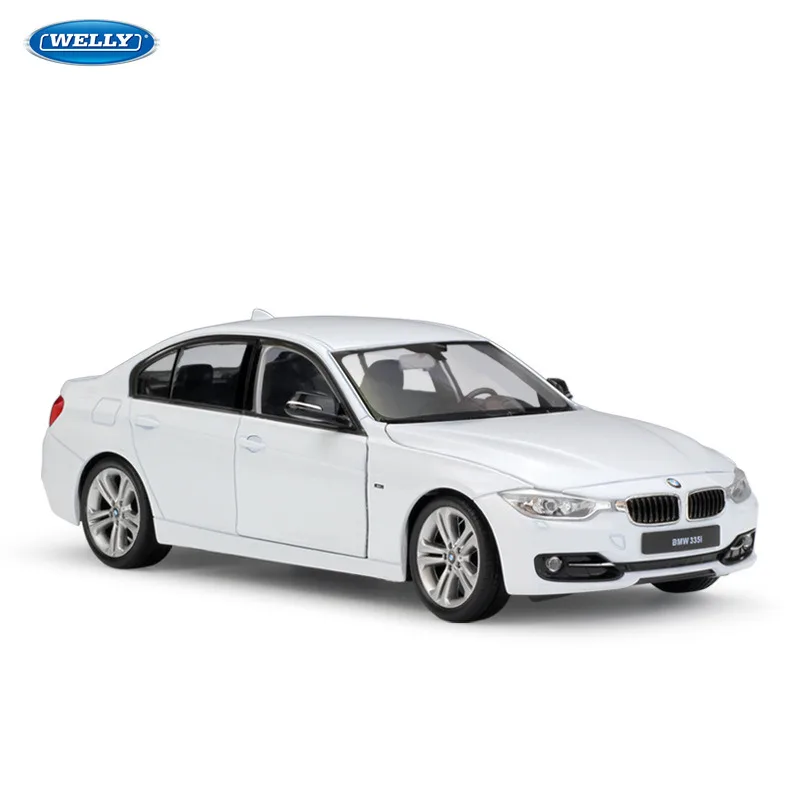 Модель спортивного автомобиля WELLY 1:24 BMW 335i модель из сплава поделки украшение