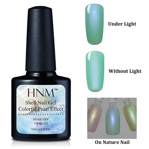 HNM 10 мл в виде ракушки русалки гель-лак для ногтей гибридный лак краска гель-лак уф светодиодный замачиваемый полупостоянный гель-лак - Цвет: 9520