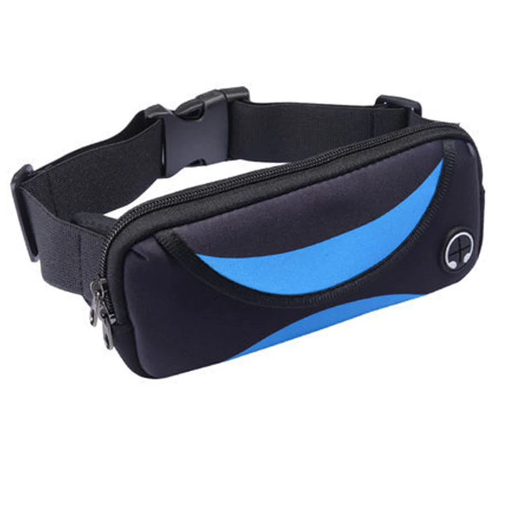 Для женщин и мужчин дышащий Многофункциональный Ремень для бега походная сумка на пояс из полиэстера на Молнии Фитнес Мода Износостойкий большой карман
