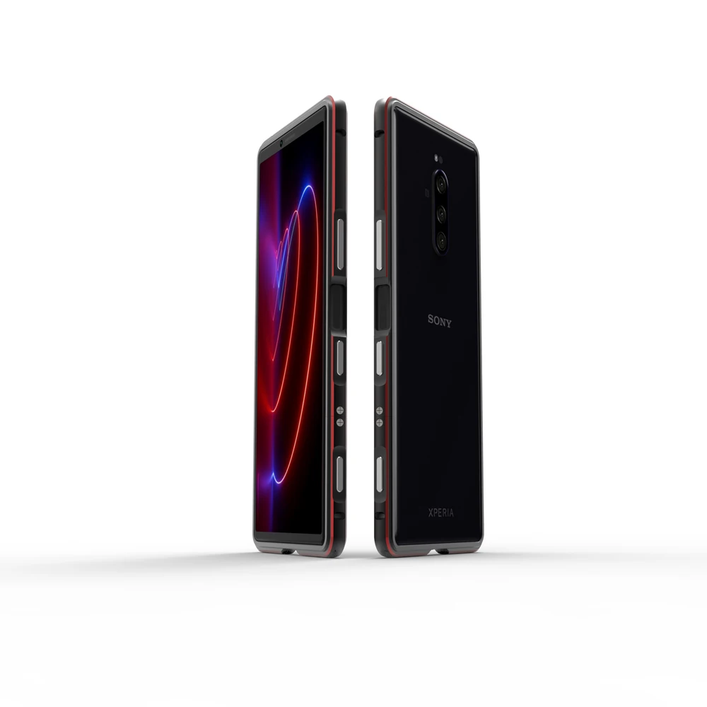 Роскошная металлическая рамка для телефона Cace чехол Sony Xperia 1 XZ4 Противоударная
