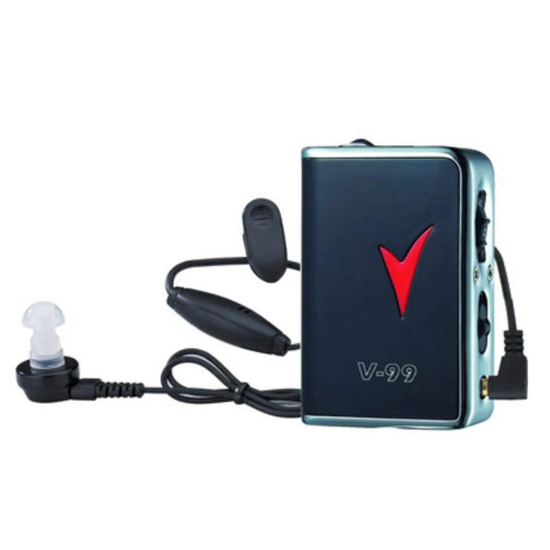 

Hearing Aid Portable Black Durable Earphone Type Best Sound Amplifier AdjustableTone V-99 Digital Hearing Aids Care For Elderly