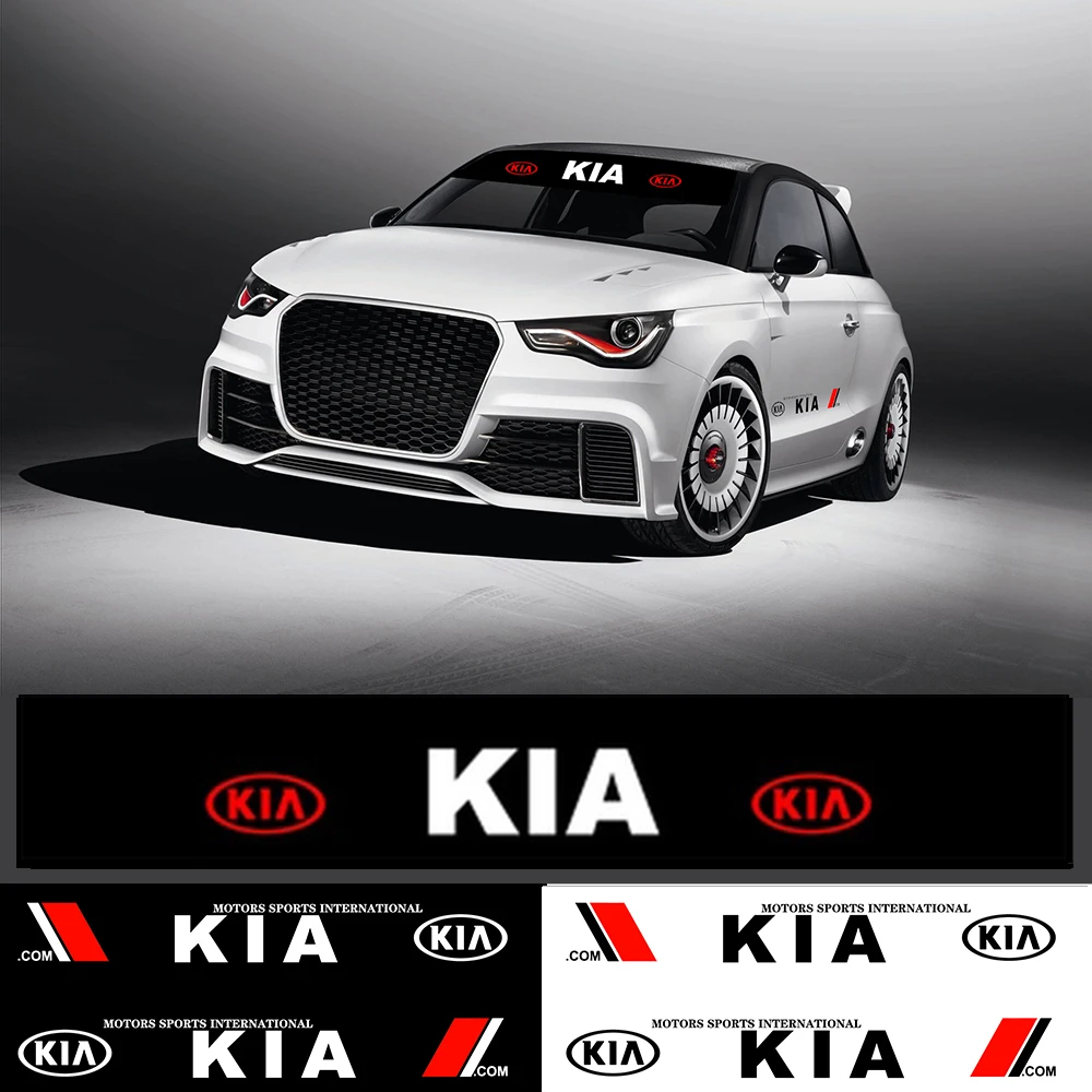 

Auto Accessories Front Windshield Stickers Banner Decal Racing Film Car Styling For Kia Rio Ceed Sportage Cerato Soul Sorento K2