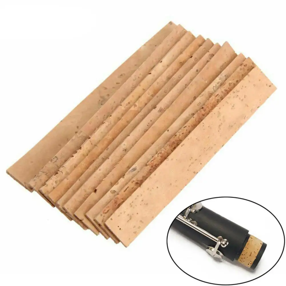 

10pcs/3pcs Clarinet Cork Saxophones 81x11x2mm Neck Joint Sheets Musical Instruments Repair Accessories