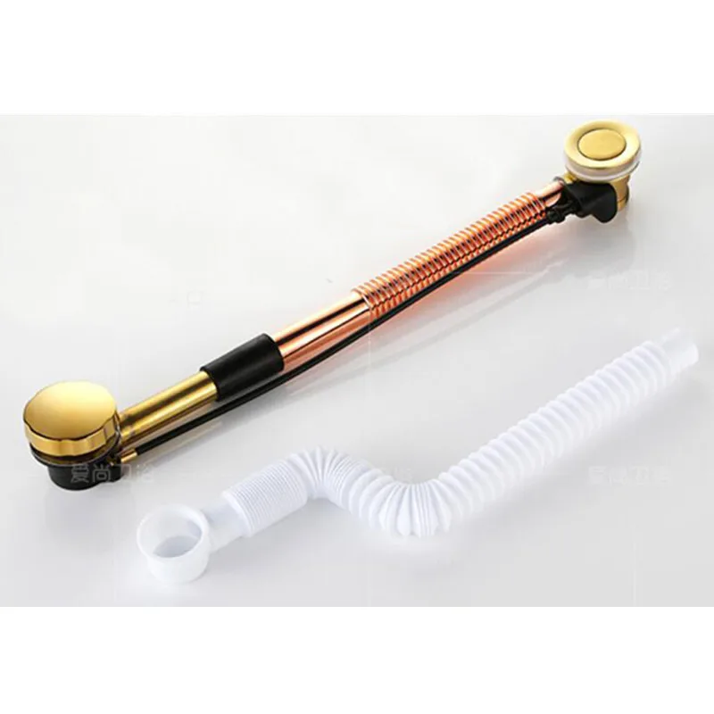 Copper rotary bathtub water removal device sewer