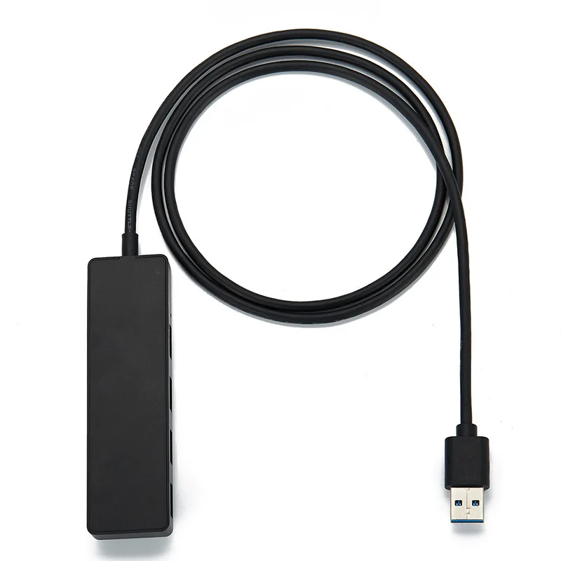 

High-Speed USB 3.0 Hub Four Ultra-Thin Hub Rectangular USB Extension Manufacturer Direct