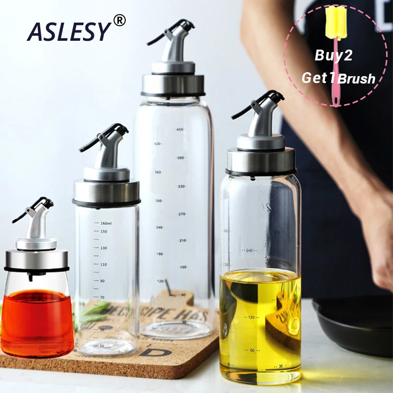 Диспенсер оливкового масла бутылки соуса уксус приправа Стекло контейнер Кухня