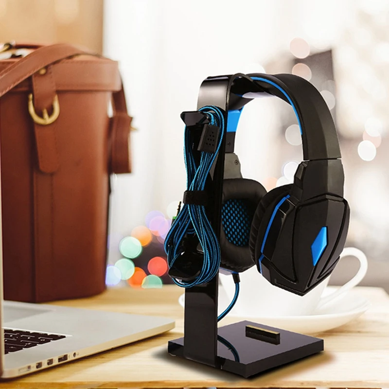 Universal Gaming Headset Stand Holder Headphone Hanger Rack Mount