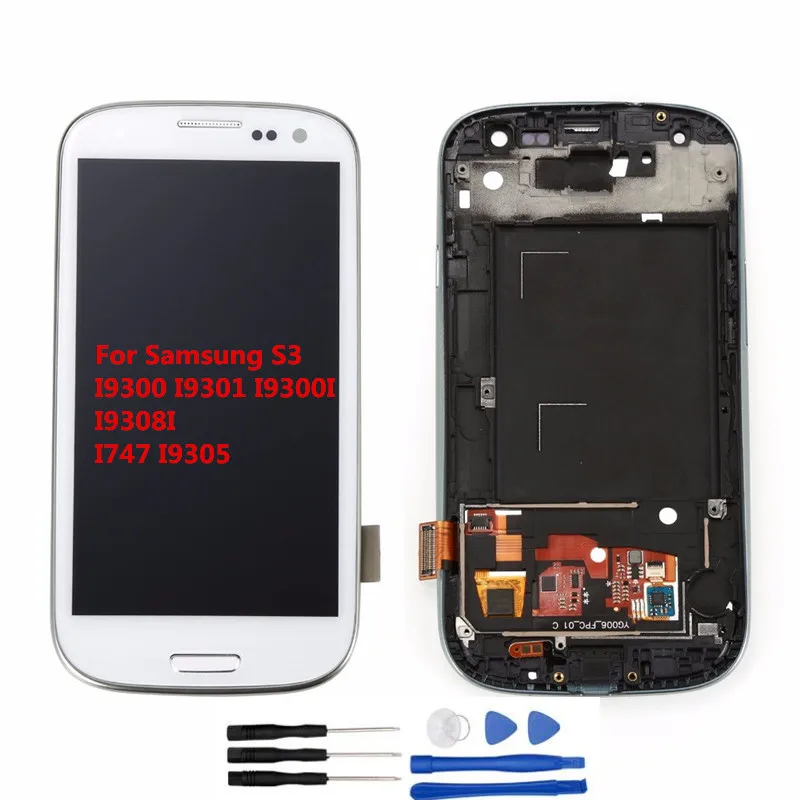 

LCD Display For Samsung S3 I9300 LCD I9300I I9301 LCD For Samsung S3 I9300I LCD Screen Touch Digitizer Assembly