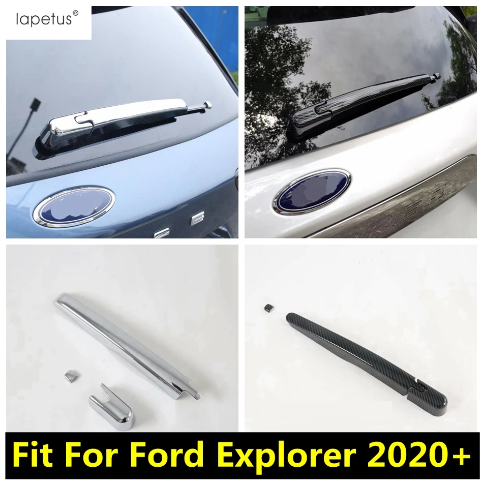 Chrome Rear Windshield Wiper Cover Trims For Ford Explorer 2020-2021 Accessories