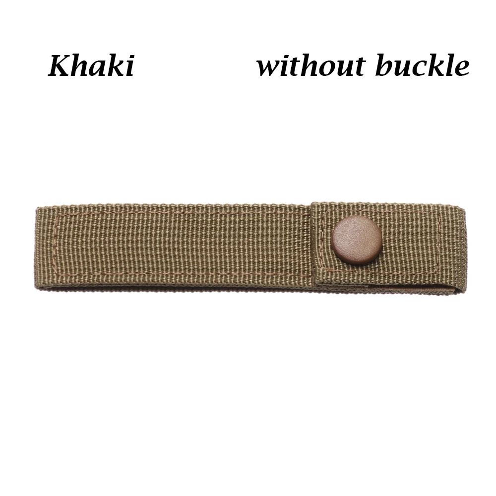 without buckle 1 шт. военный нейлон Molle лента тесьма Пряжка ключ крюк зажим держатель бутылки воды альпинистский рюкзак с карабином крючки - Цвет: without buckle