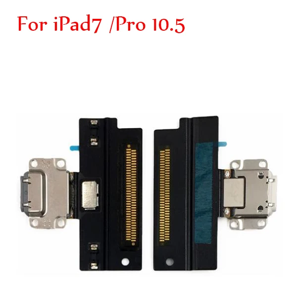 Зарядный порт док-станция USB разъем гибкий кабель для iPad 2/3/4 5 Air 2 6 Mini 1 2 3 4 ленты запасные части-в мобильном телефоне - Цвет: for iPad7 Pro 10.5 B