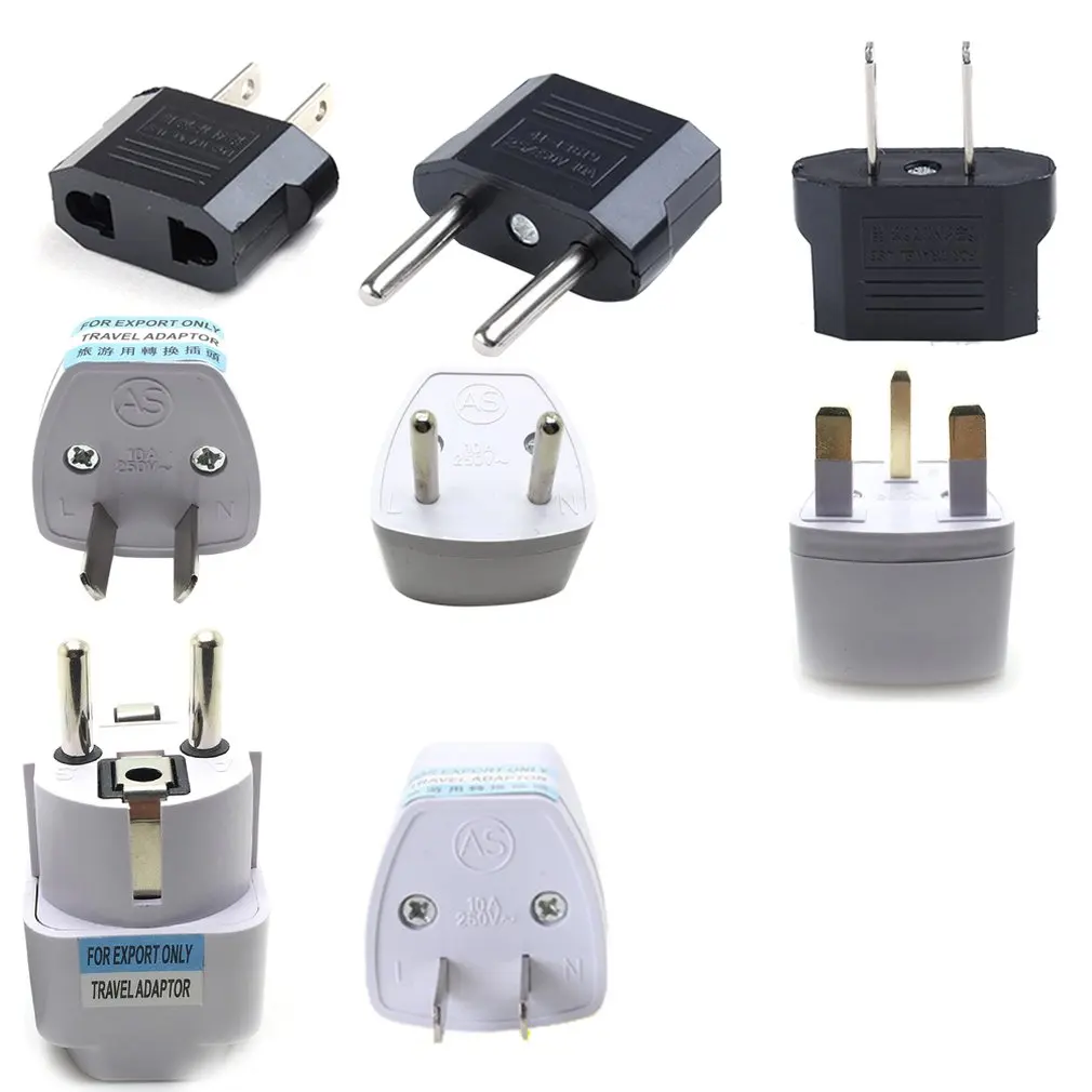 

UK/US/EU Smart Home Plug Power Socket Round Plug Flat Plug Power Plug Multi-Country Series Conversion Plug Power Plug