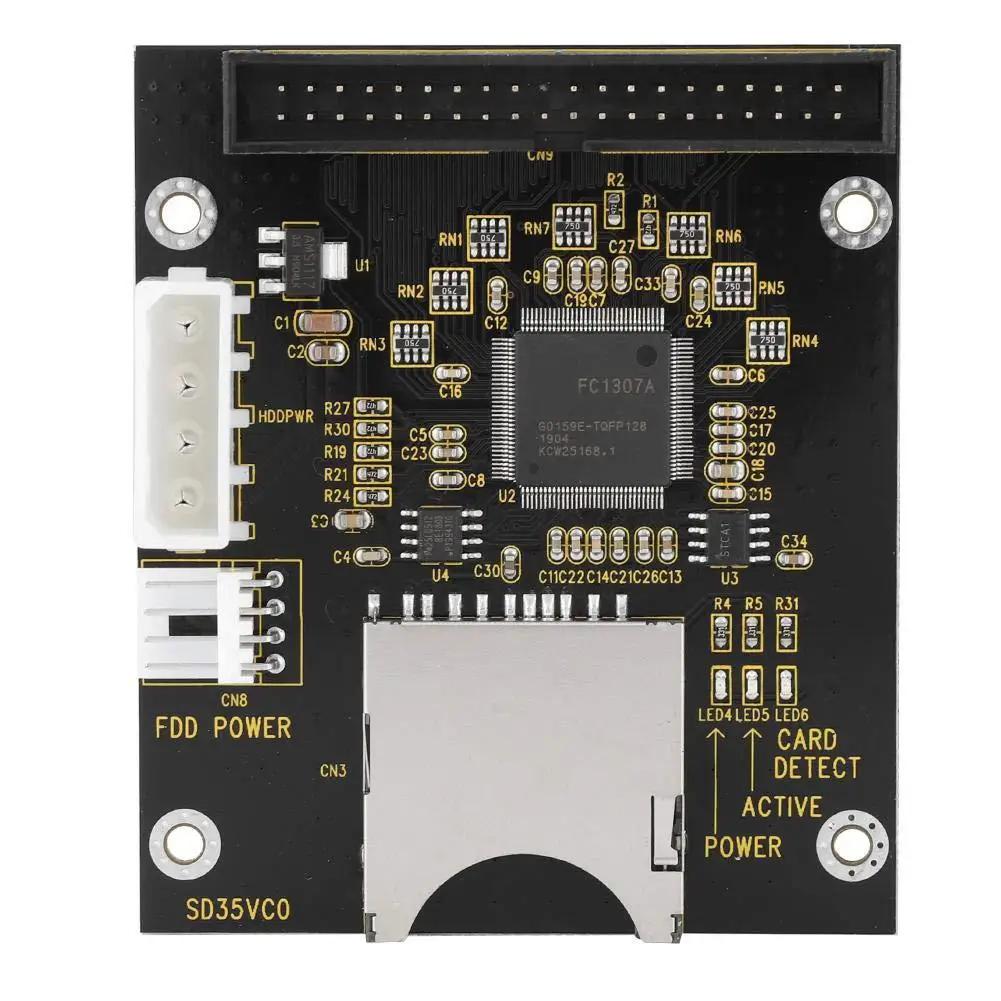 SD на 3,5 дюйма 40Pin Мужской IDE жесткий диск адаптер карты 3,5 IDE