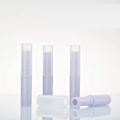 purple 10/30/50/100 шт. пустой тюбик губной помады Diy бальзам для губ 4g тонкий матовый Цилиндрический бальзам для губ трубки напрямую заполнения коробка для хранения косметики контейнер - Цвет: purple