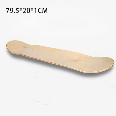 8 дюймов 8-Слои клен заготовка для скейтборда с двойным портом «мама» скейтборды натуральный скейт террасной доски скейтборды двухслойные дерево клен лонгборд - Цвет: 79.5ccm DH0097