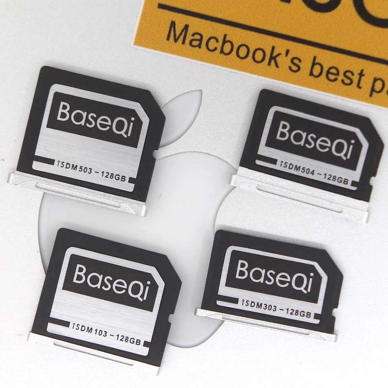 BASEQI Aluminum 128GB Storage Expansion Card for MacBook Air 13