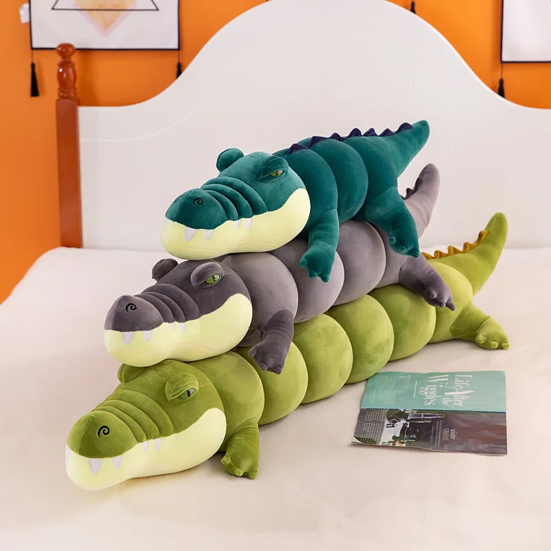 New 79"/65"/39" Crocodile Plush toy Stuffed Animal Doll Soft Toy Pillow Cushion