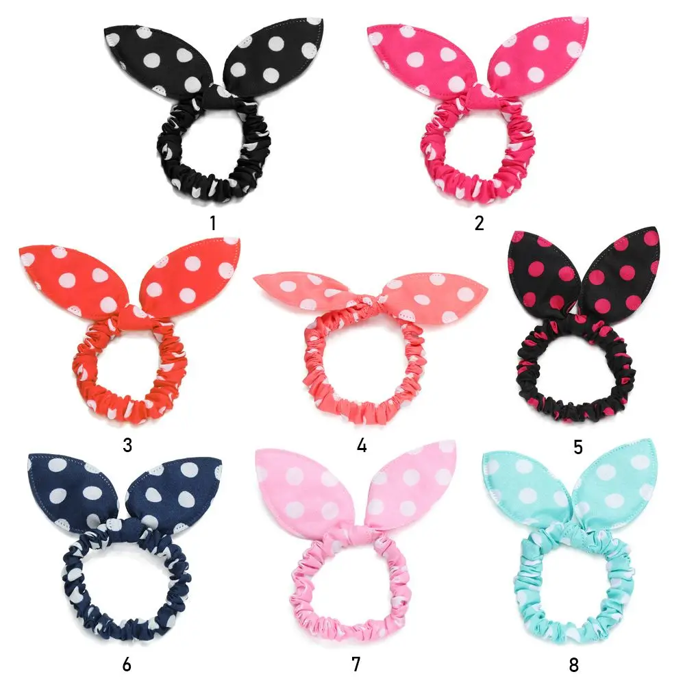 hair accessories for brides Ready Stock Rabbit Dot Hair Band Rubber Band Concessional Rate New Popular Goods Popular Beautiful Durable Temperamental Beauty metal hair clips